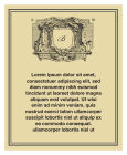 Vintage Rectangle Wine Label 3.25x4